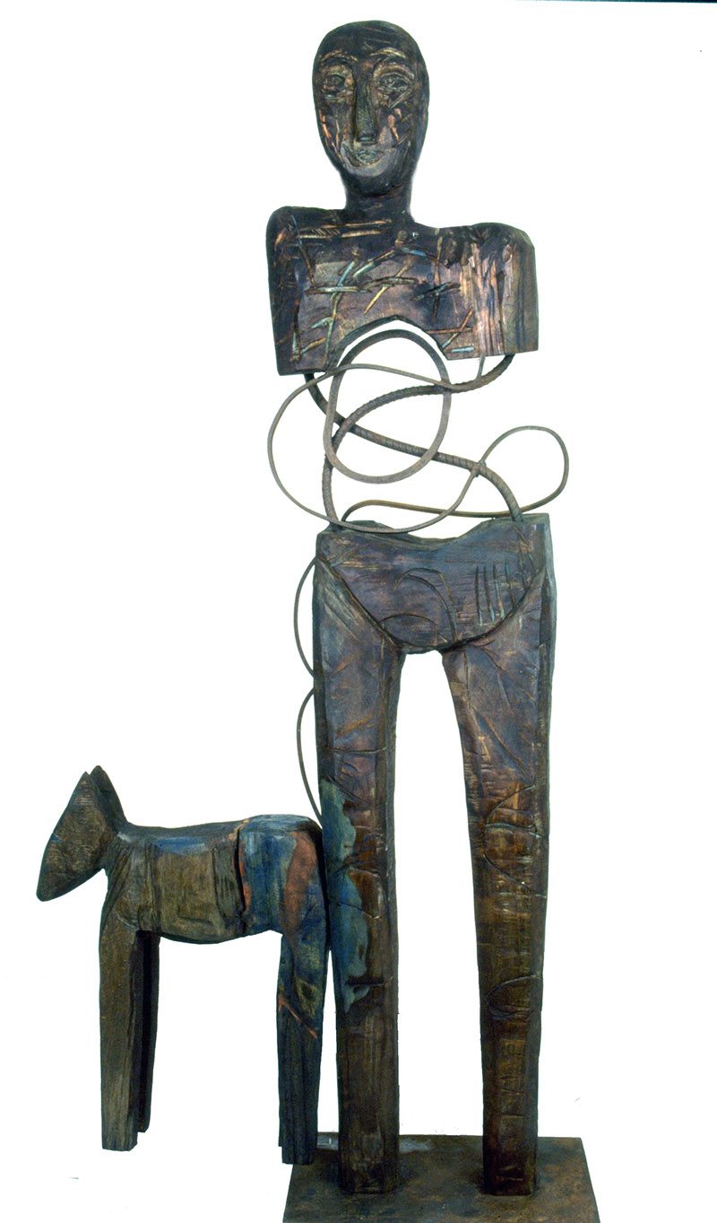 Dog Man – sculpture